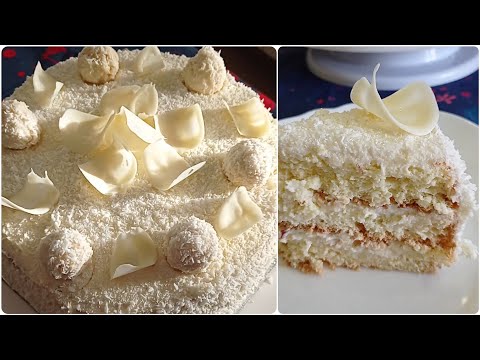 ტორტი \'რაფაელო\' Cake Rafaello recipe #ტორტი რაფაელო